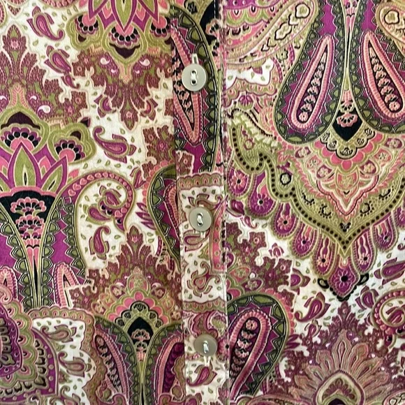‼️LAST CALL‼️212 Collection Paisley 3/4 Sleeve Blouse - Picture 7 of 10